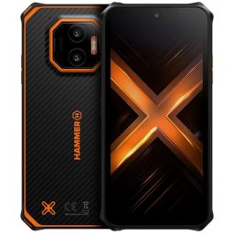 HAMMER Energy X2 Smartphone Rugerizado IP69 MIL-STD-810H 6.1" Android 15, 6 GB RAM, 128 GB, Triple Cámara 50 MP, Batería 5000 mAh, Negro-Naranja Precio: 244.50000036. SKU: B1CAEADJJ8