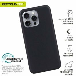 muvit for change funda compatible con Apple iPhone 16 Pro negra