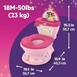 Bright Starts Mini Inodoro Princesas Disney con Reductor de Asiento 2 en 1 BRI17555