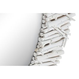 Espejo Mediterraneo DKD Home Decor Blanco 100 x 100 cm (2 Unidades) Espejo Mediterraneo DKD Home Decor Blanco 100 x 100 cm (2 Unidades)