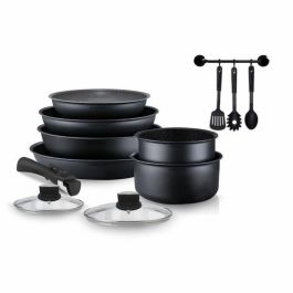 Batería de cocina Arthur Martin AM268B de 12 piezas - mango extraíble - todas las fuentes de calor incluida inducción Precio: 95.5000002. SKU: B18E9SR7MH