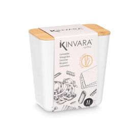 Tarro Rectangular Bajo Blanco 1L Kinvara 13CM (12 Unidades) Tarro Rectangular Bajo Blanco 1L Kinvara 13CM (12 Unidades)