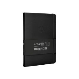 Cuaderno Con Gomilla Antartik Notes Tapa Dura A5 Hojas Puntos Negro 100 Hojas 80 gr Fsc