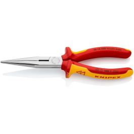 Knipex KP-2616200 Alicates de punta fina con corte, cromado, acero cromo vanadio 200 mm Precio: 49.50000011. SKU: B18KGZF8QM