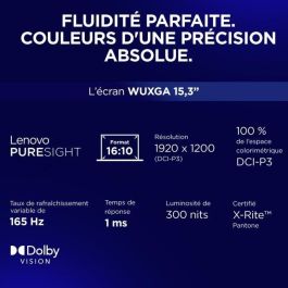 Lenovo Legion 5 15IRX10 83LY008RFR - Portátil Gaming 15.3" IPS 165Hz - Intel Core i7-13650HX - RTX 5070 115W - 32GB RAM - 512GB SSD