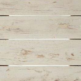 Banqueta Blanco madera de teca 120 x 30 x 45 cm