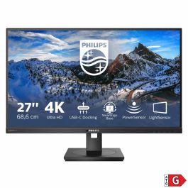 Philips 279P1 Monitor de 27" 4K UHD IPS 3840x2160, 4ms, 60Hz, USB-C, HDMI 2.0, DisplayPort 1.4, Ethernet, Negro