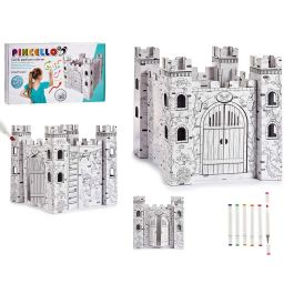 Set de Colorear Papel Castillo Pincello con 6 Rotuladores - 60x61.5x60 cm (4 Unidades) Precio: 90.79000018. SKU: B1F8YWFEAM