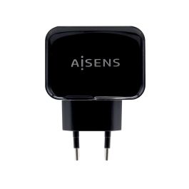 Aisens Cargador USB 17W 5V-3.4A 2X USB-A con Control AI Negro Precio: 5.50000055. SKU: S5622703