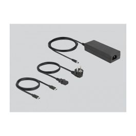 DeLOCK Thunderbolt 4 Hub 3 Puertos con Puerto SuperSpeed USB 10Gbps Tipo A - 8K Resolución, Aluminio Gris, Plug & Play