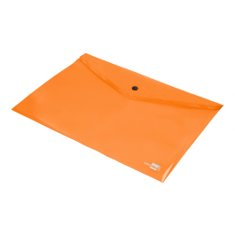 Liderpapel Dossier Broche Polipropileno Din A4 Naranja Fluor Opaco 50 Hojas
