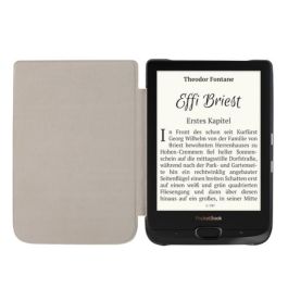 Pocketbook Funda Serie Shell Negro para Basic 4, Basic Lux 4, Basic Lux 3, Basic Lux 2, Touch Lux 4, Touch Lux 5, Touch HD 3, Color