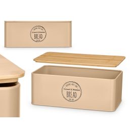 Kinvara Caja de Pan con Tapa de Bambú, Metal Beige, 33x12x18 cm (Set de 4) Kinvara Caja de Pan con Tapa de Bambú, Metal Beige, 33x12x18 cm (Set de 4) Precio: 37.8900005. SKU: B16SXP3H6W