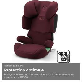 CYBEX CYB4063846375219 Silla de Coche Solution X i-Fix Rumba Red, 3-12 Años