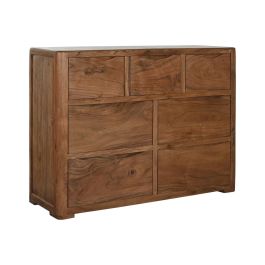 DKD Home Decor Cómoda Alpino de 7 Cajones, Madera de Acacia Marrón, 120 x 40 x 90 cm Precio: 557.50000042. SKU: B1B5H6FPWN