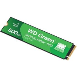 Western Digital WDS500G4G0E Disco SSD NVMe WD Green SN3000 500GB M.2 2280 PCIe Gen4 5000MB/s lectura 4100MB/s escritura Western Digital WDS500G4G0E Disco SSD NVMe WD Green SN3000 500GB M.2 2280 PCIe Gen4 5000MB/s lectura 4100MB/s escritura