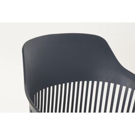 DKD Home Decor Silla Azul Marino Estilo Scandi 53 x 81 x 56 cm (2 Unidades)