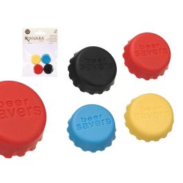 Set 4 Tapa Botella Silicona Surtidos Kinvara 10X14CM (48 Unidades) Precio: 27.78999982. SKU: B13R5R7ZM8