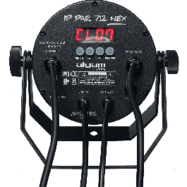 Algamlight PAR Led IP65 7 X 12W Hex RGBW+Ámbar+UV DMX Auto/Música Carcasa Aluminio