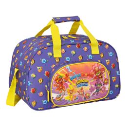 Bolsa de Deporte SuperThings Guardians of Kazoom Amarillo Morado 40 x 24 x 23 cm