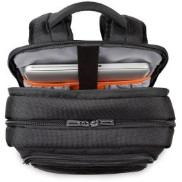 Targus Mochila Citysmart Advanced para Portátil 15.6 pulgadas Negra/Gris, Protección Acolchada, Dorso Ergonómico y Transpirable