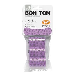United Pets Bon Ton Nano: Recambio de Bolsas de Plástico Biodegradable Color Morado - Pack de 3 Rollos con 10 Unidades Precio: 3.88999996. SKU: S6101729