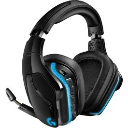Logitech G935 Auriculares Gaming Inalámbricos 7.1 con Sonido Envolvente DTS Headphone:X 2.0, Micrófono Retráctil, RGB Lightsync, Compatibles con PC, Móvil y Consolas