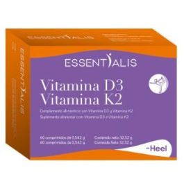 Essentialis Vitamina D3 Vitamina K2 60 Comp. Essentialis Vitamina D3 Vitamina K2 60 Comp. Precio: 10.9499995. SKU: B19Z68SNMW