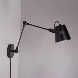 SKD-W1014 Aplique de Pared Le Havre Orientable y Ajustable E14 para Iluminación Interior Salón Dormitorio o Rincón de Lectura
