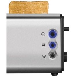 Unold 38915 Tostador Onyx Duplex 4 rebanadas negro/acero inoxidable 1180W con funciones descongelar y recalentar