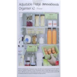 Organizador Ajustable para Nevera Friwer InnovaGoods 2 Unidades Organizador Ajustable para Nevera Friwer InnovaGoods 2 Unidades