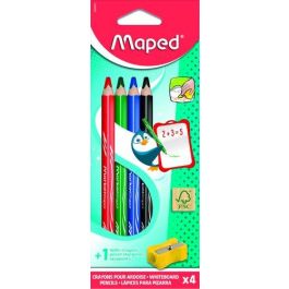 Lapiz Marcador Maped Para Pizarra Set De 4 Colores + Afilalapiz Precio: 6.69000046. SKU: B1FCBWPCWR