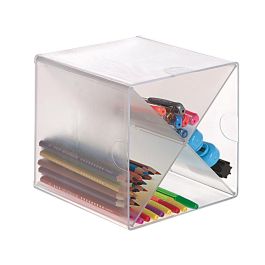 Archivo 2000 Organizador Archicubo Divisor En Aspa 4 Compartimentos 150x150x150 mm Cristal Transparente