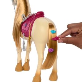 Barbie Caballo Hxj42 con Sonidos, Música y Accesorios, Juguete +3 años