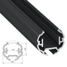 Perfíl Aluminio Tipo COSMO 2,02M - Bruto Perfíl Aluminio Tipo COSMO 2,02M - Bruto