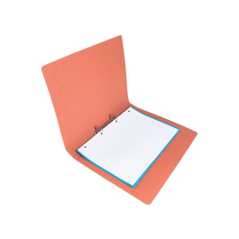 Liderpapel Carpeta de 2 Anillas 25mm Folio en Cartón Color Cuero