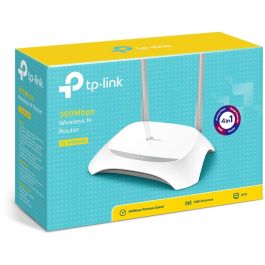 TP-LINK TL-WR840N Router Wi-Fi N300 (300 Mbit/s) Banda Única 2.4GHz Ethernet Gris/Blanco