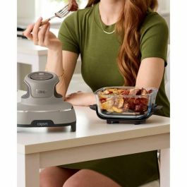 Ninja Freidora Portátil Sin Aceite CRISPI, NIN0622356317610, Recipientes 1.4L y 3.8L, 4 Programas, 1400W, Color Beige