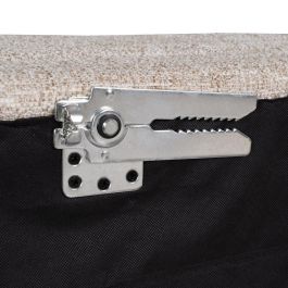 Sofá Chaise Longue Beige Tejido-Madera 240 X 155 X 86 cm