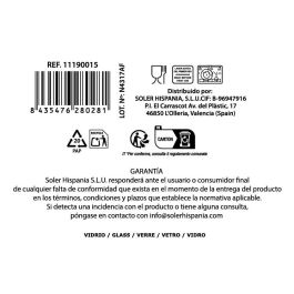 La Mediterranea Vaso Canberra 275 cc, 8x9 cm (48 Unidades)