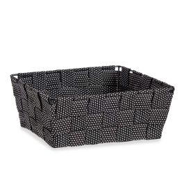 Cesta de tela Kipit negra, 21x18x8 cm, 1.7 l, sin asas (24 Unidades) Cesta de tela Kipit negra, 21x18x8 cm, 1.7 l, sin asas (24 Unidades)