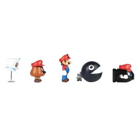 JAKKS PACIFIC Blister 5 figuras Super Mario Bros 6,5cm