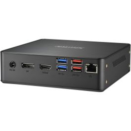 Shuttle NC40U5 Mini PC Barebone Negro (Intel Core i5-1235U) 24/7, Dual Video, Ultra HD, DDR4, UHD Graphics, NVMe, USB 3.2 Gen 2