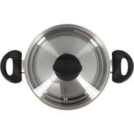 Horno holandés - MENASTYL - Primeros 20 cm - Acero inoxidable - Apto para todo tipo de fuegos, incluida inducción Horno holandés - MENASTYL - Primeros 20 cm - Acero inoxidable - Apto para todo tipo de fuegos, incluida inducción