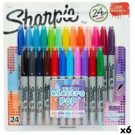 Set de Rotuladores Sharpie Electro Pop Multicolor 24 Piezas 1 mm (6 Unidades) Precio: 141.50000029. SKU: S8425203