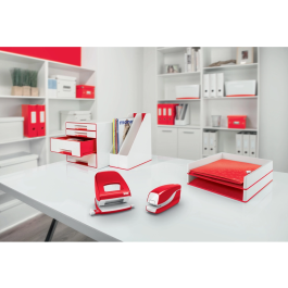 Petrus Grapadora Eléctrica e-310 Contactless Rojo Metalizado Capacidad 12 Hojas