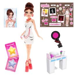PHATMOJO Set Muñeca Lana Deluxe Fashion Doll Dress to Impress +6 años