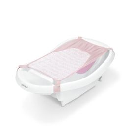 Ingenuity ING00129144171387 Bañera Deluxe Rosa con Hamaca para Bebé, de 0 a 3 años