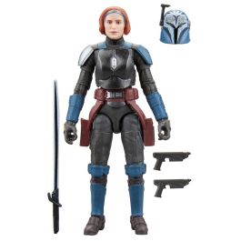 HASBRO Bo-Katan Kryze The Mandalorian Plazir-15 Star Wars Figura articulada 9,5cm con casco, blásters y sable oscuro