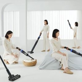 Eziclean EZI1717081890313 Aspiradora inalámbrica Cyclowash P12 Combo húmedo y seco 200W, 25 min, 13.5 kPa, Negra